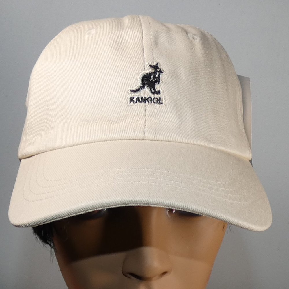 Fashionable Kangol Adjustable Cotton Baseball-style Cap Hat Ivory
